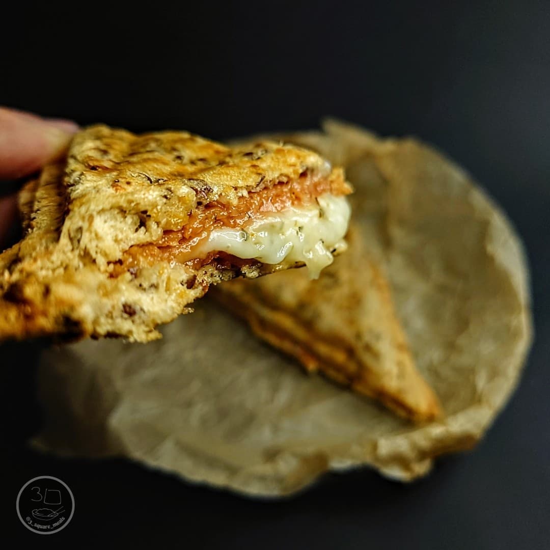 Vegan Ham and Cheese Toastie