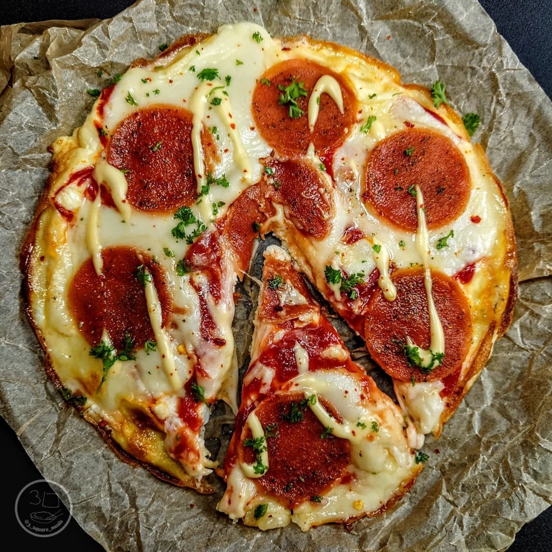 Pizza Omelette for Breakfast