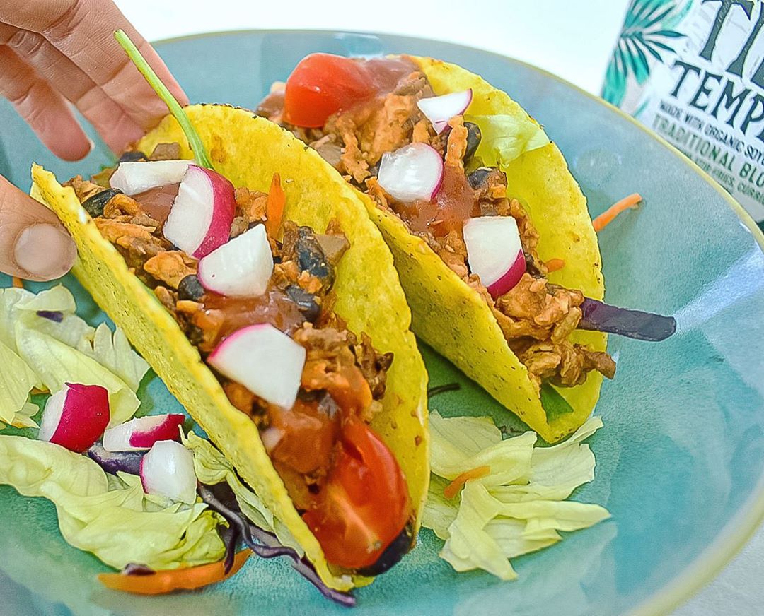 Tempeh and Black Bean Tacos