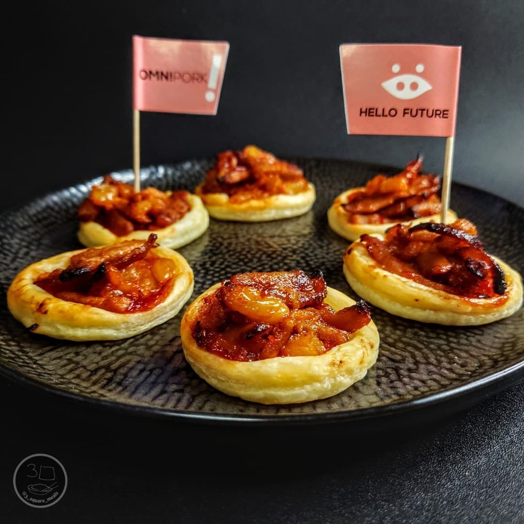 Hawaiian-Style Vegan Puff Pastry Snacks