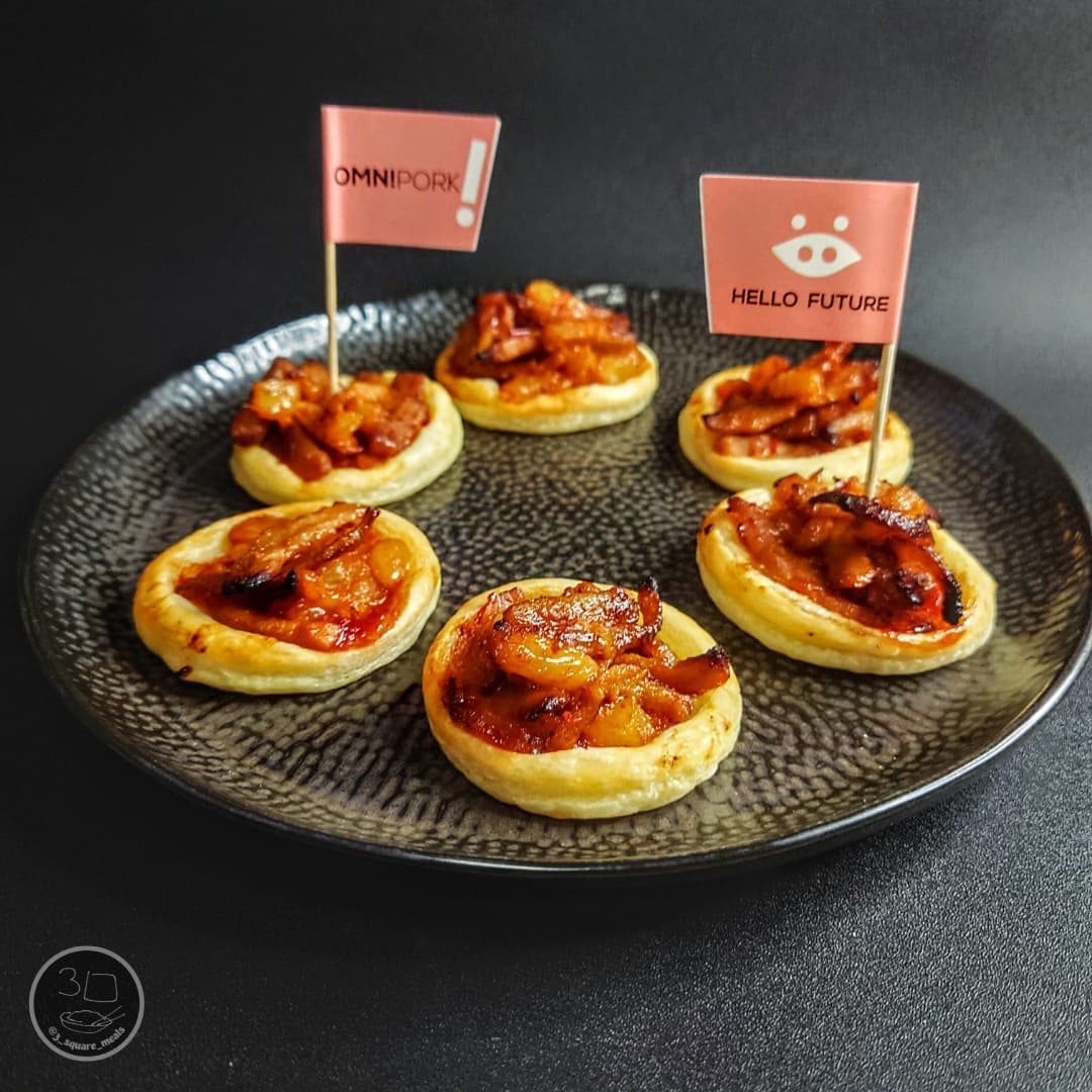 Hawaiian-Style Vegan Puff Pastry Snacks
