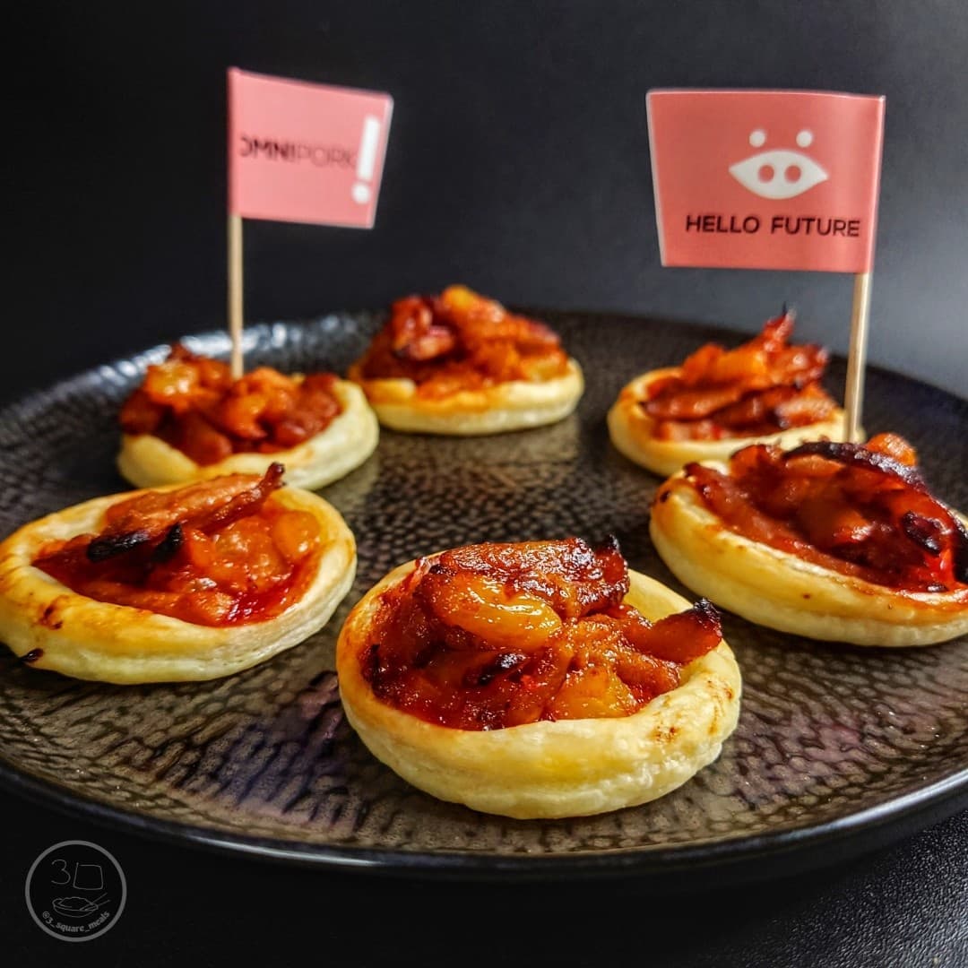 Hawaiian-Style Vegan Puff Pastry Snacks