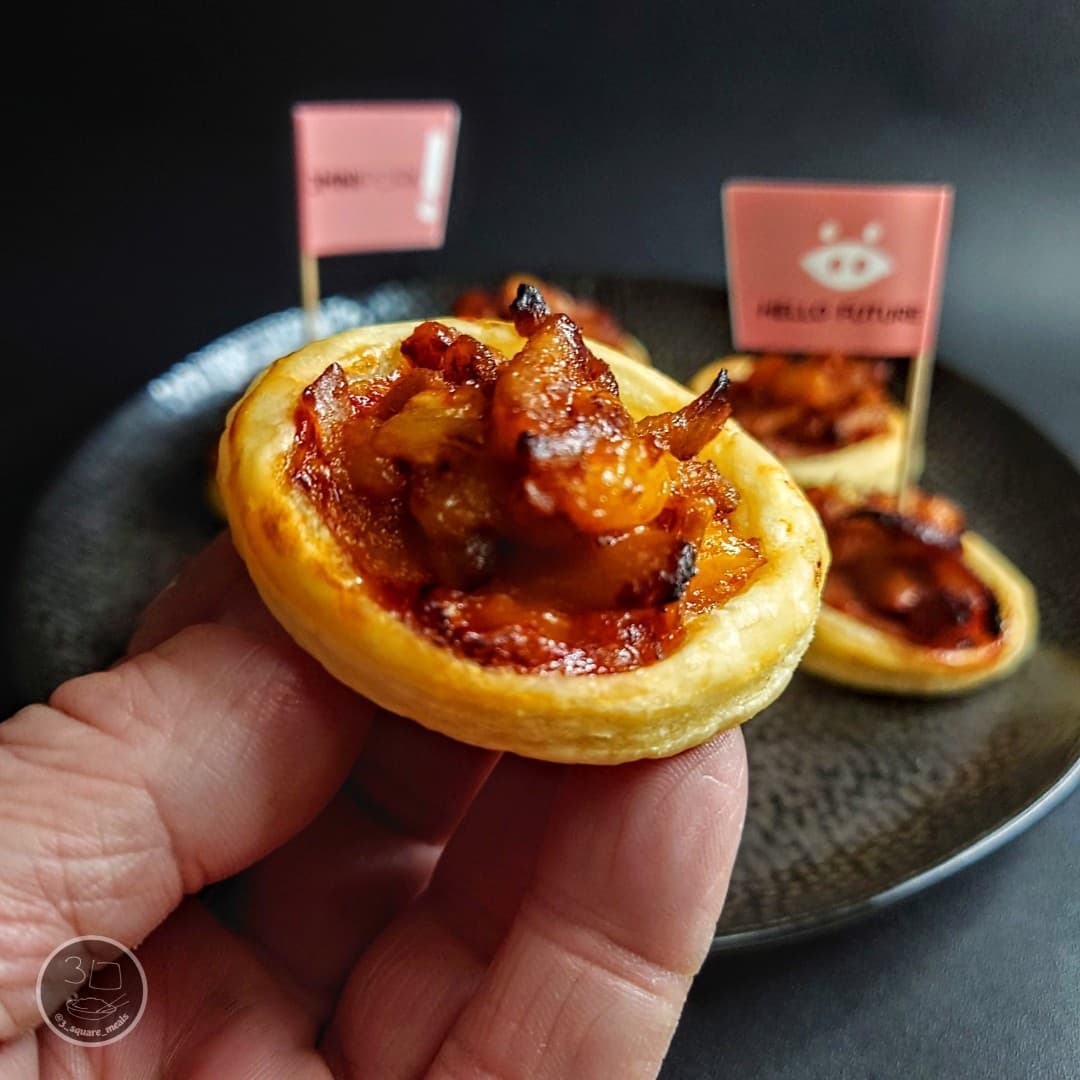Hawaiian-Style Vegan Puff Pastry Snacks