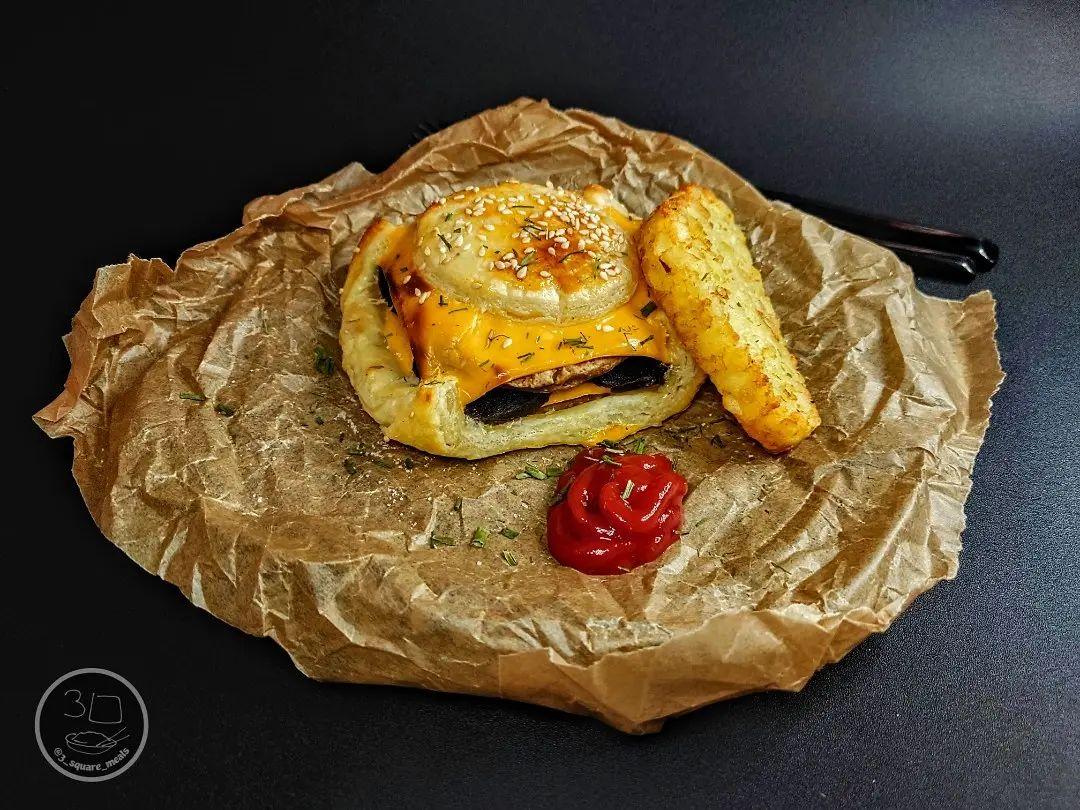 Sausage and Black Pudding Breakfast Pastry
