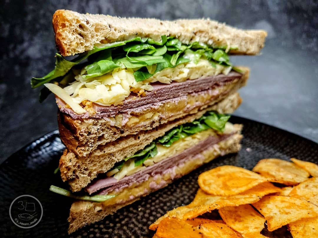 Ham and Pease Pudding Sandwich