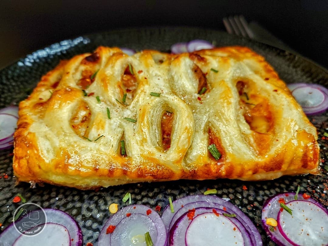 Vegetarian Sausage Beans Cheese Pastry