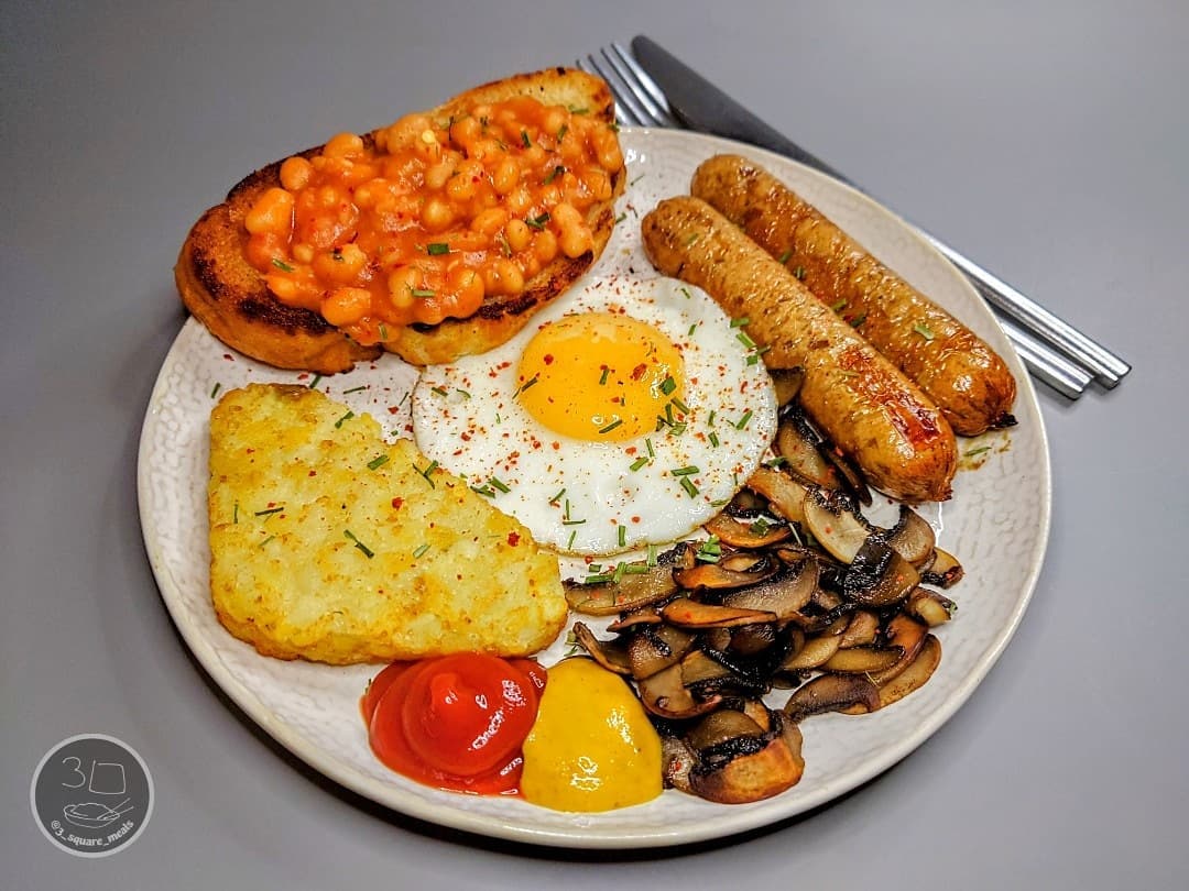 Simple Veggie Cooked Breakfast