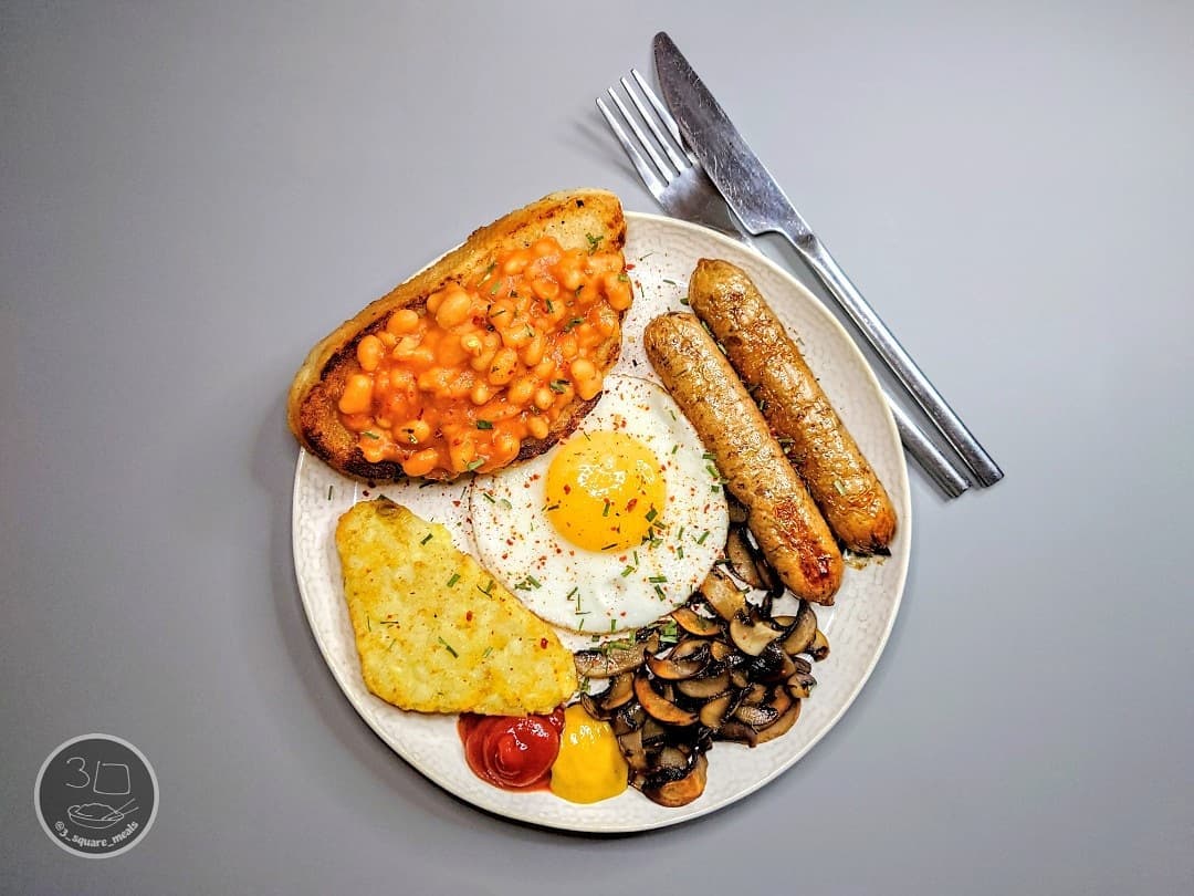 Simple Veggie Cooked Breakfast