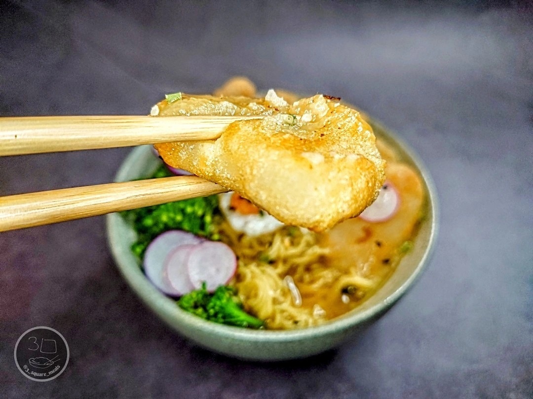 Air-Fried Quorn Nuggets with Ramen Bowl