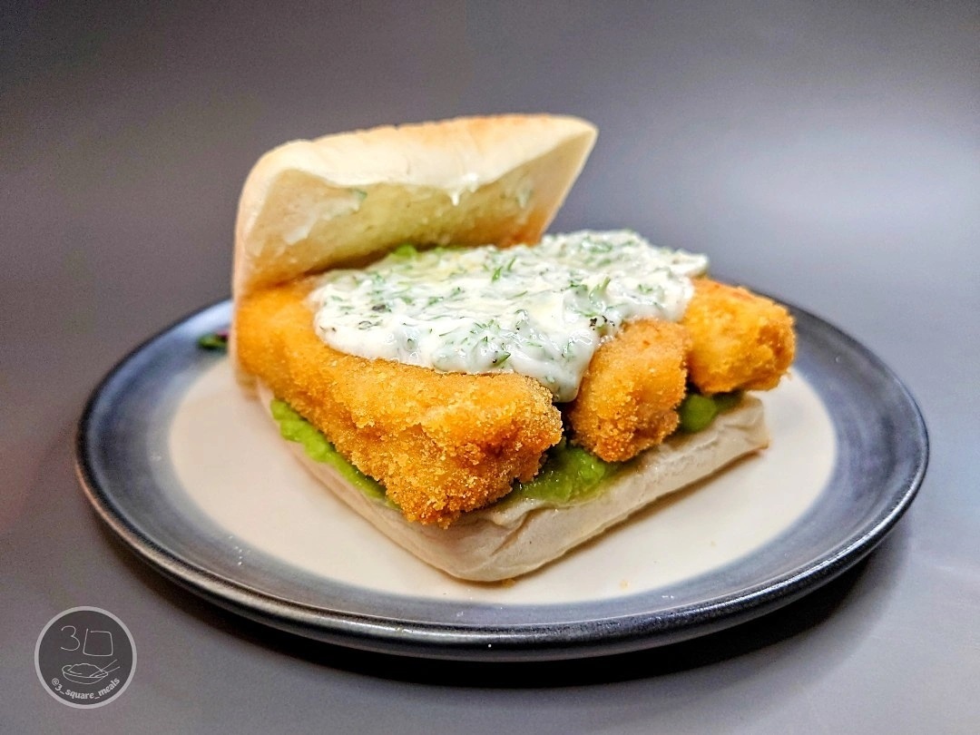 Chunky Plant-Based Fish Finger Sandwich