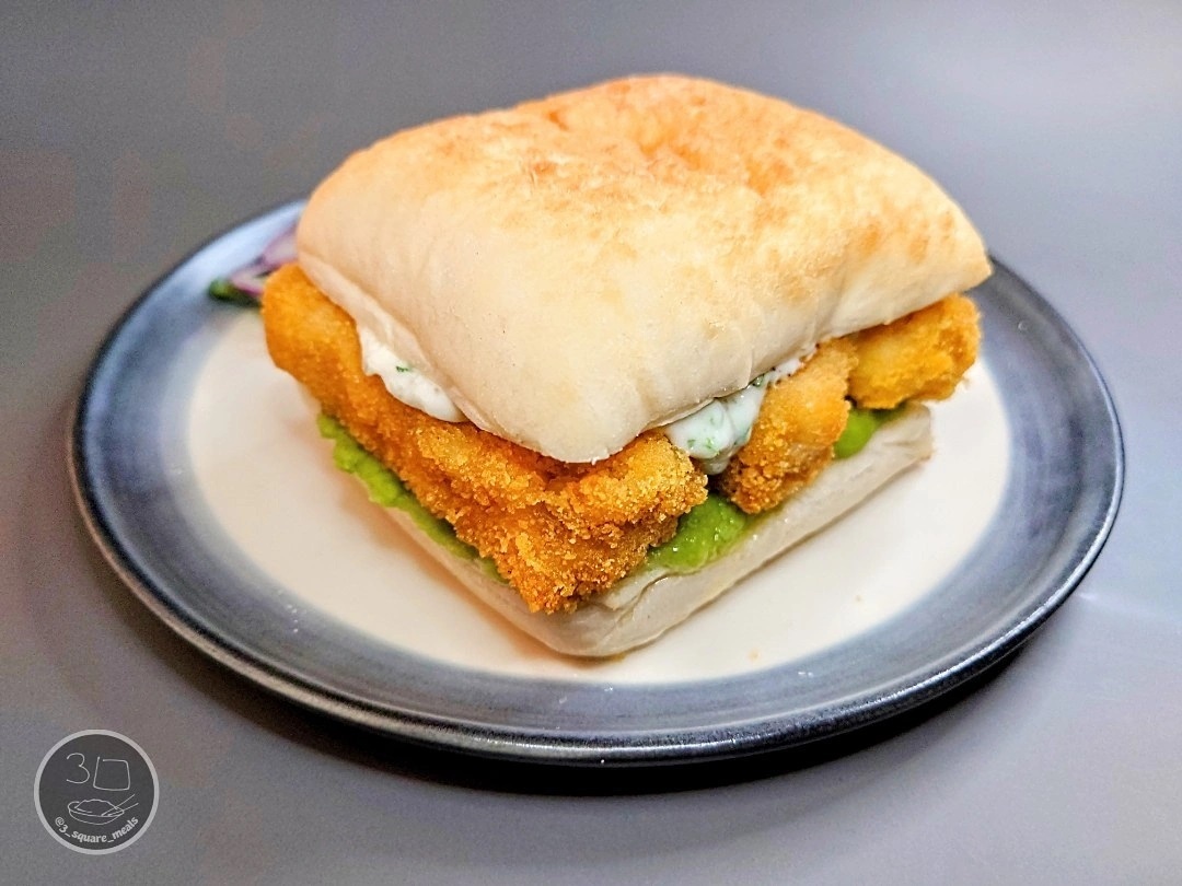 Chunky Plant-Based Fish Finger Sandwich