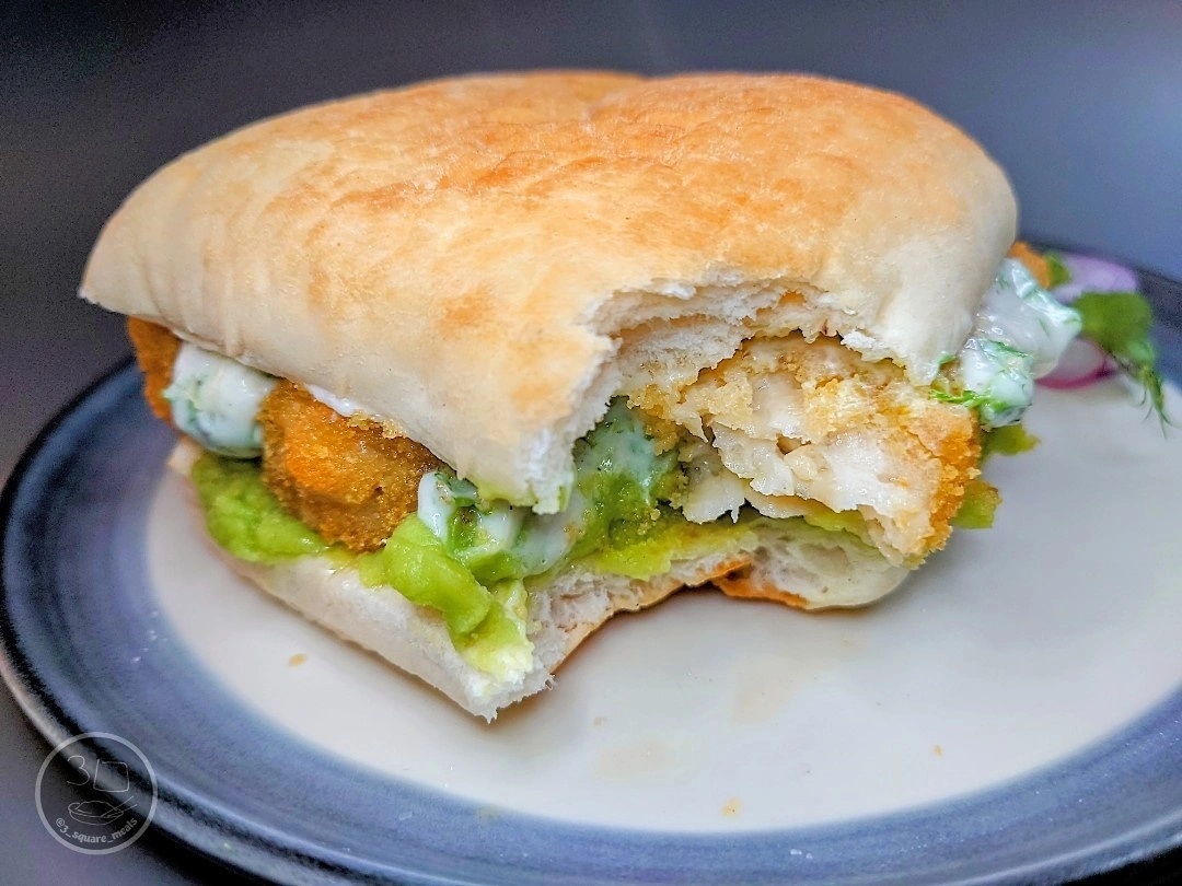 Chunky Plant-Based Fish Finger Sandwich
