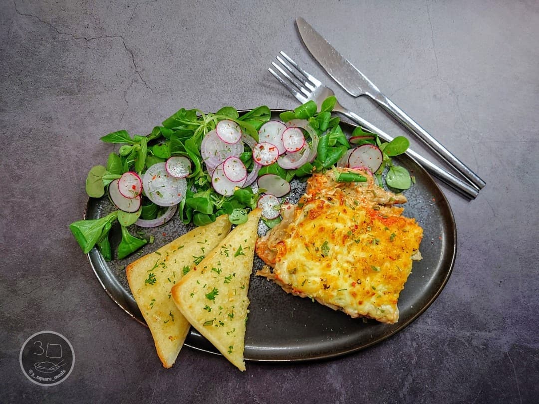 Creamy Garlic Kiev Lasagne