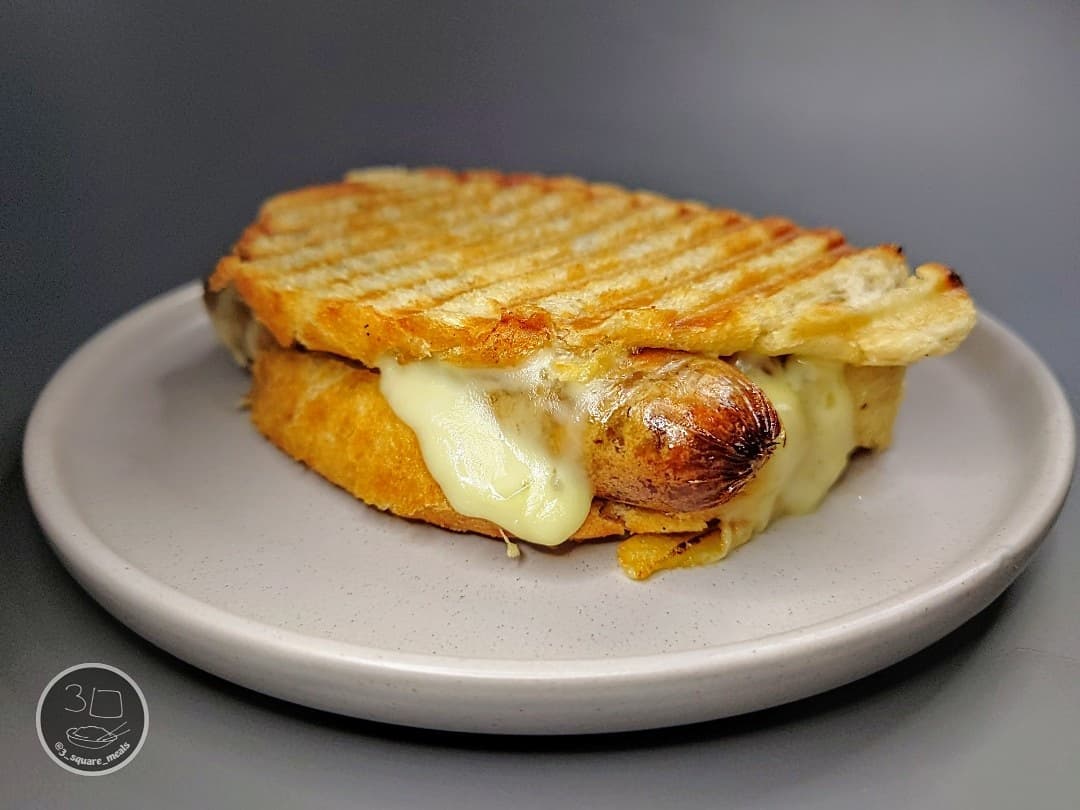 Grilled Vegetarian Sausage Sandwich