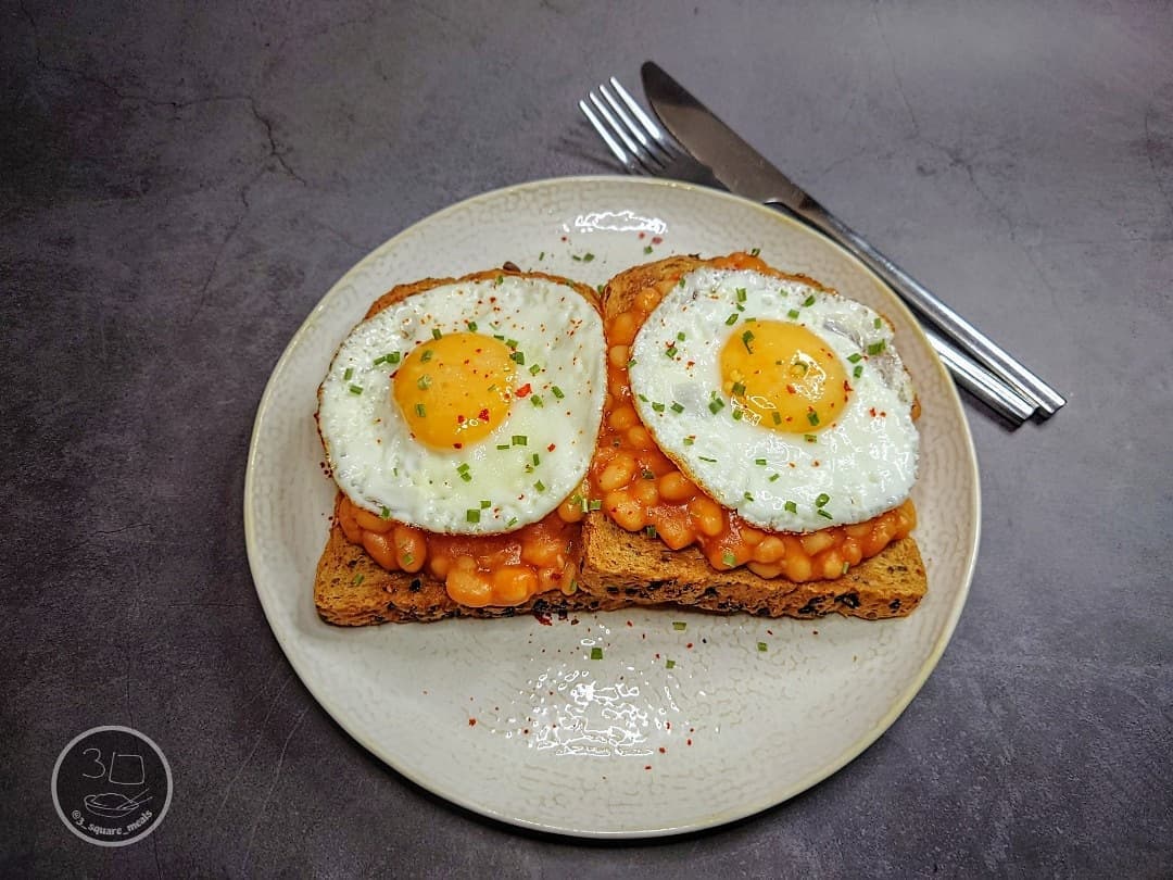 Eggs and Beans on Toast