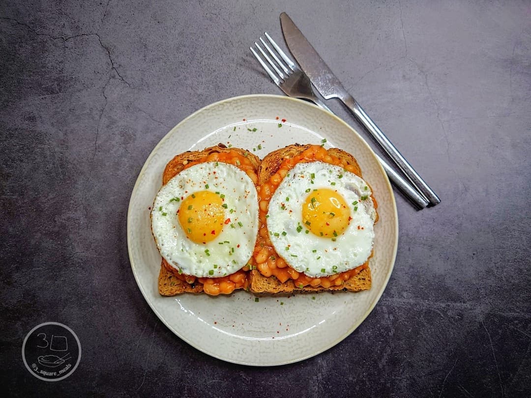Eggs and Beans on Toast