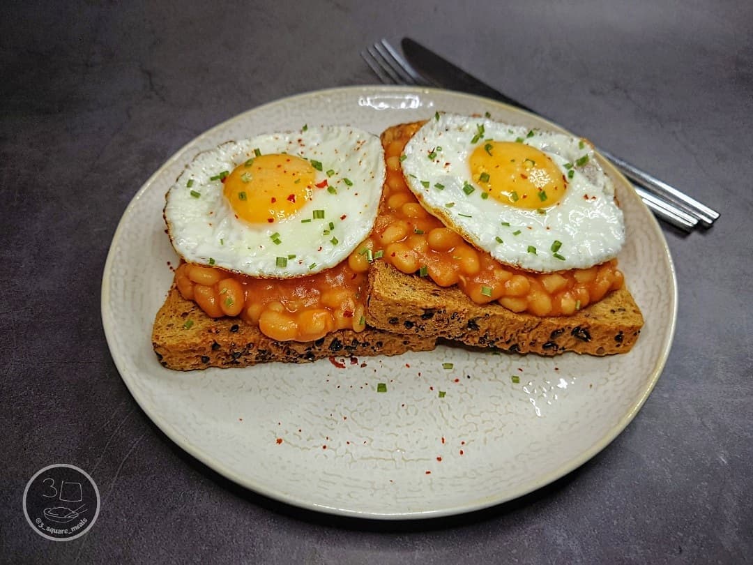Eggs and Beans on Toast