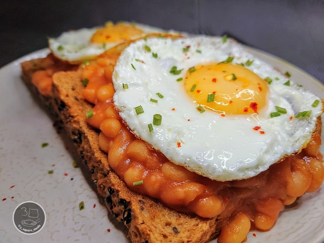 Eggs and Beans on Toast