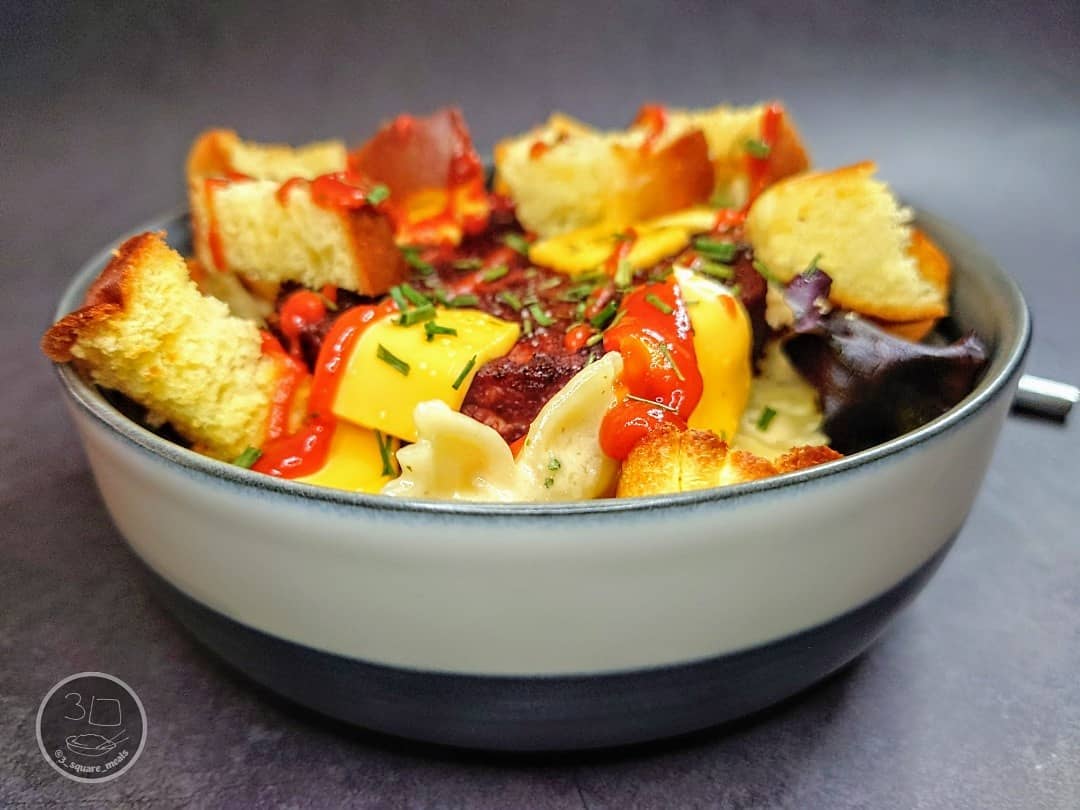 Simple Vegetarian Cheeseburger Pasta