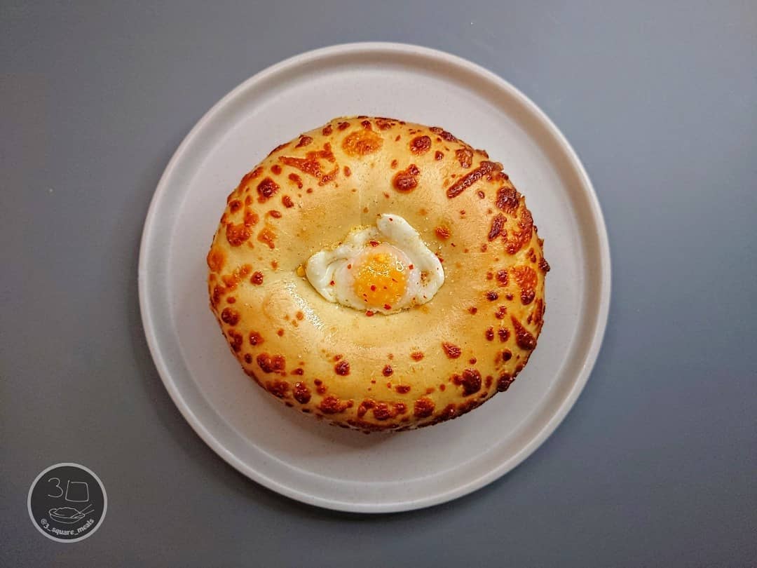 Hash Brown Cheese Bagel