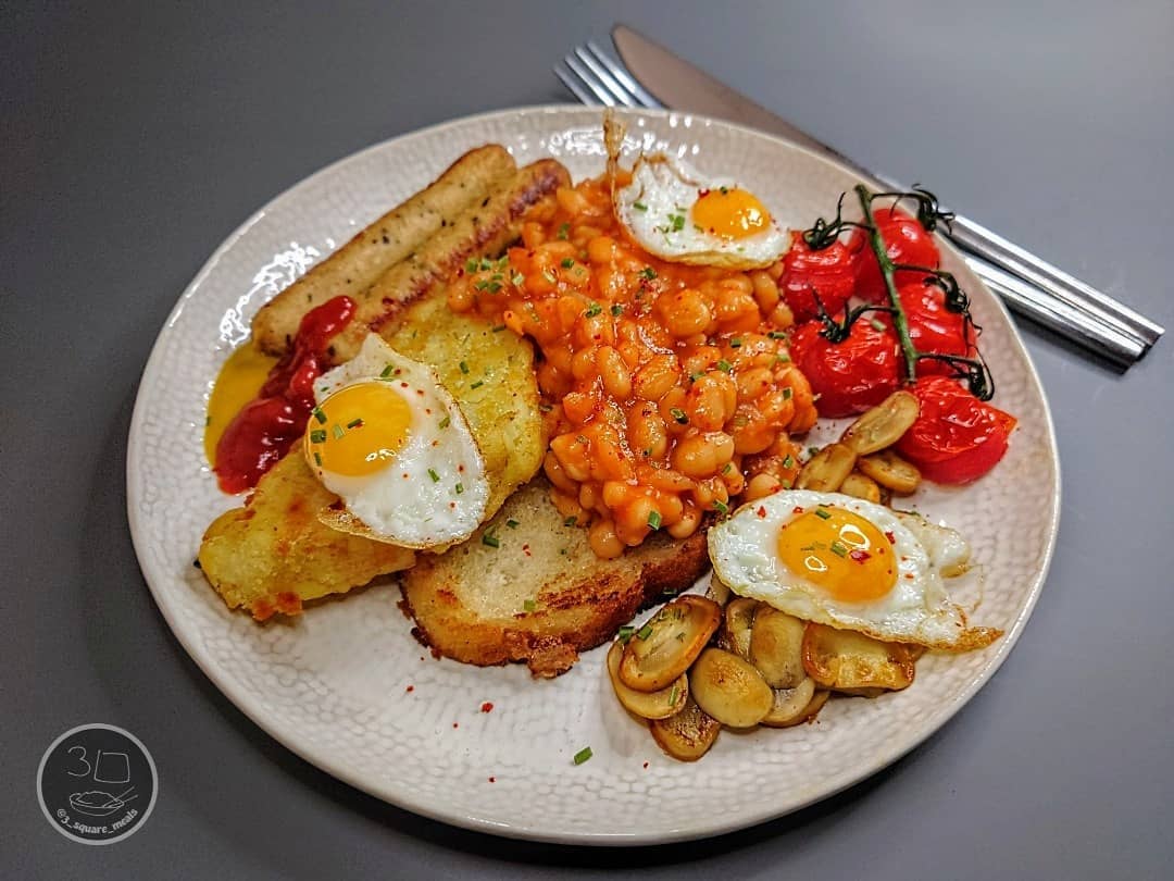 Vegetarian Full English Breakfast