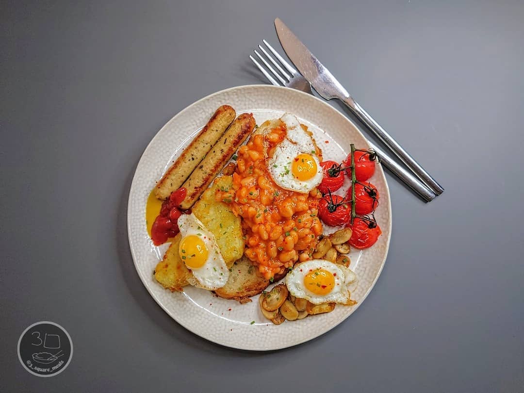 Vegetarian Full English Breakfast
