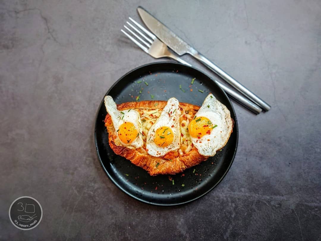 Croissant Boat Breakfast Dish