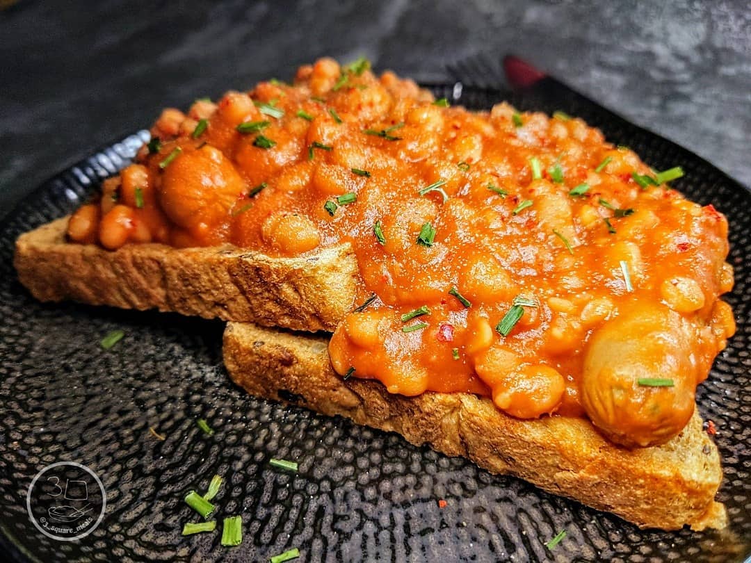 Sausage and Beans on Toast