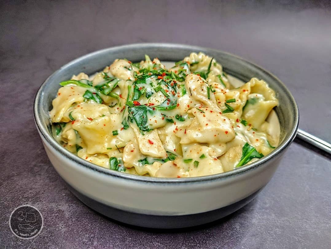 Creamy Vegetarian Chicken Pasta