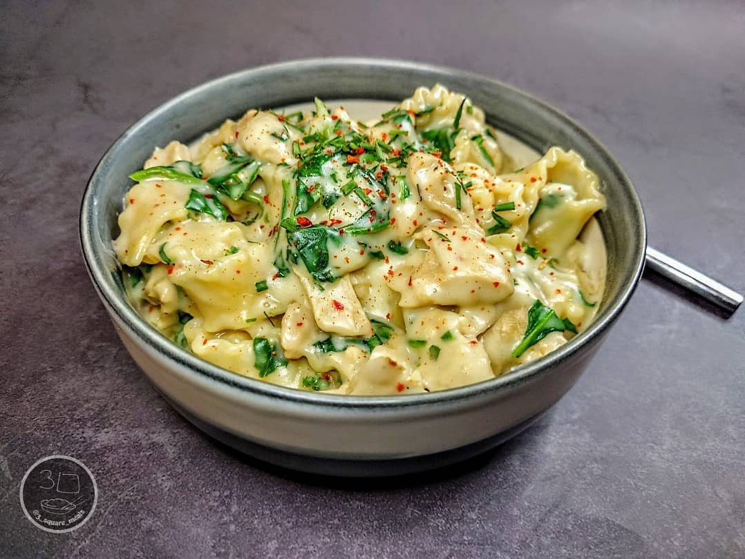 Creamy Vegetarian Chicken Pasta