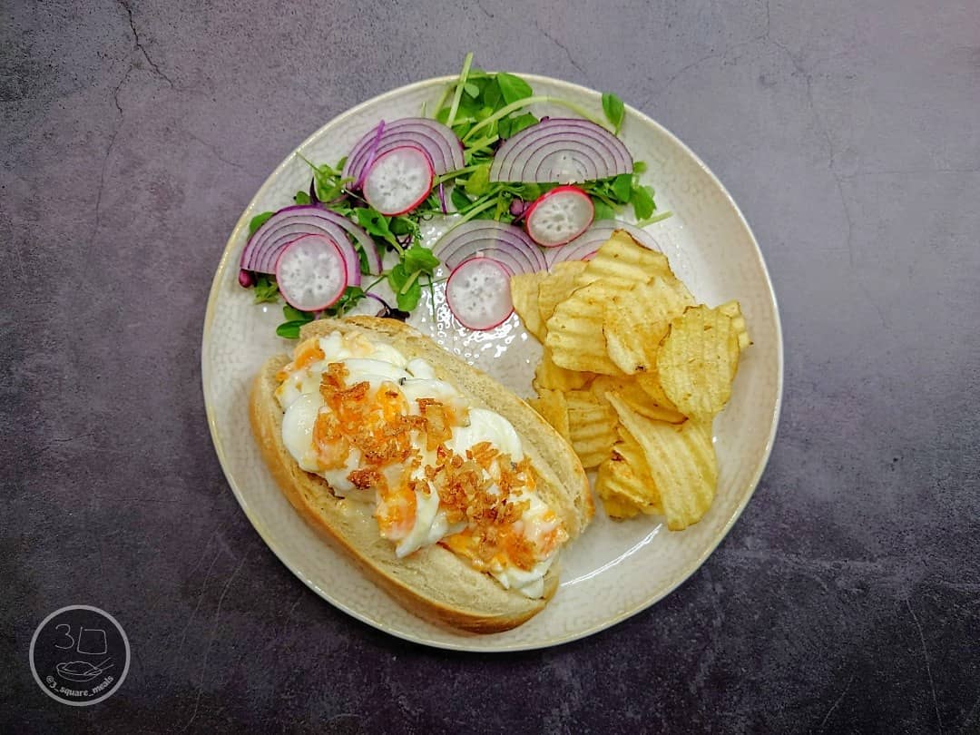 Egg Mayo Baguette Sandwich
