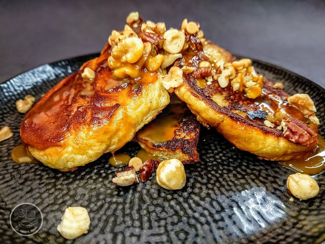 Brioche French Toast with Nutty Topping