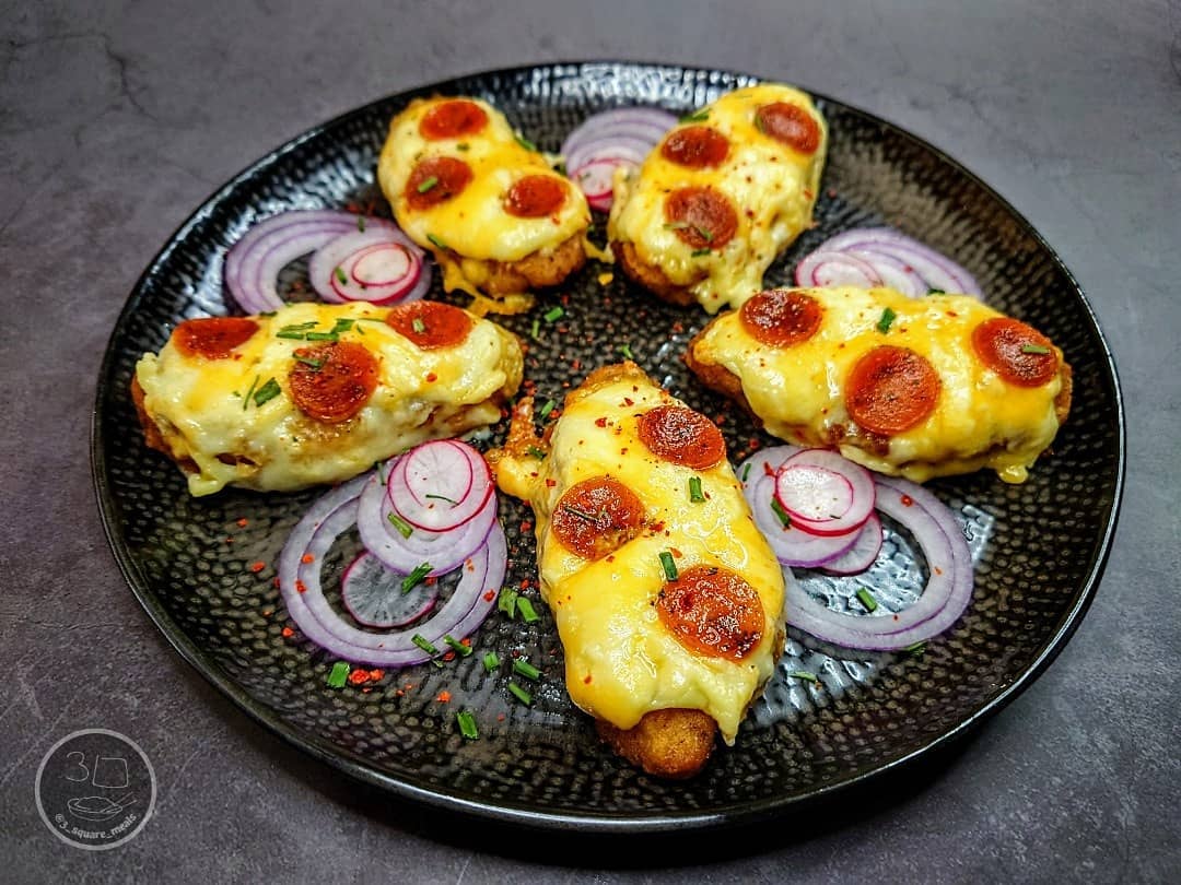 Easy Vegetarian Parmo Sliders