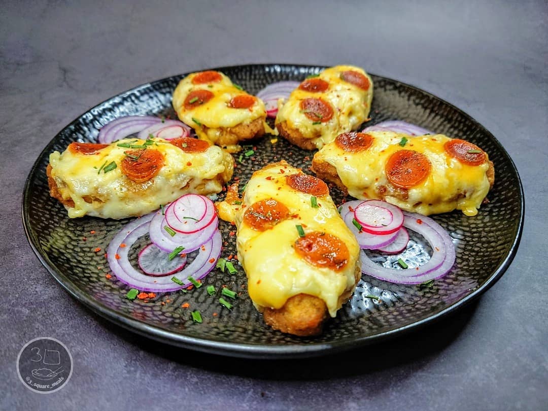 Easy Vegetarian Parmo Sliders