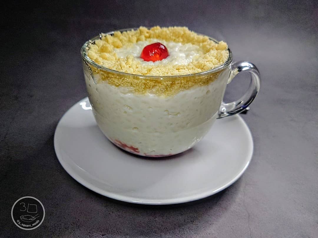 Cherry Bakewell Rice Pudding