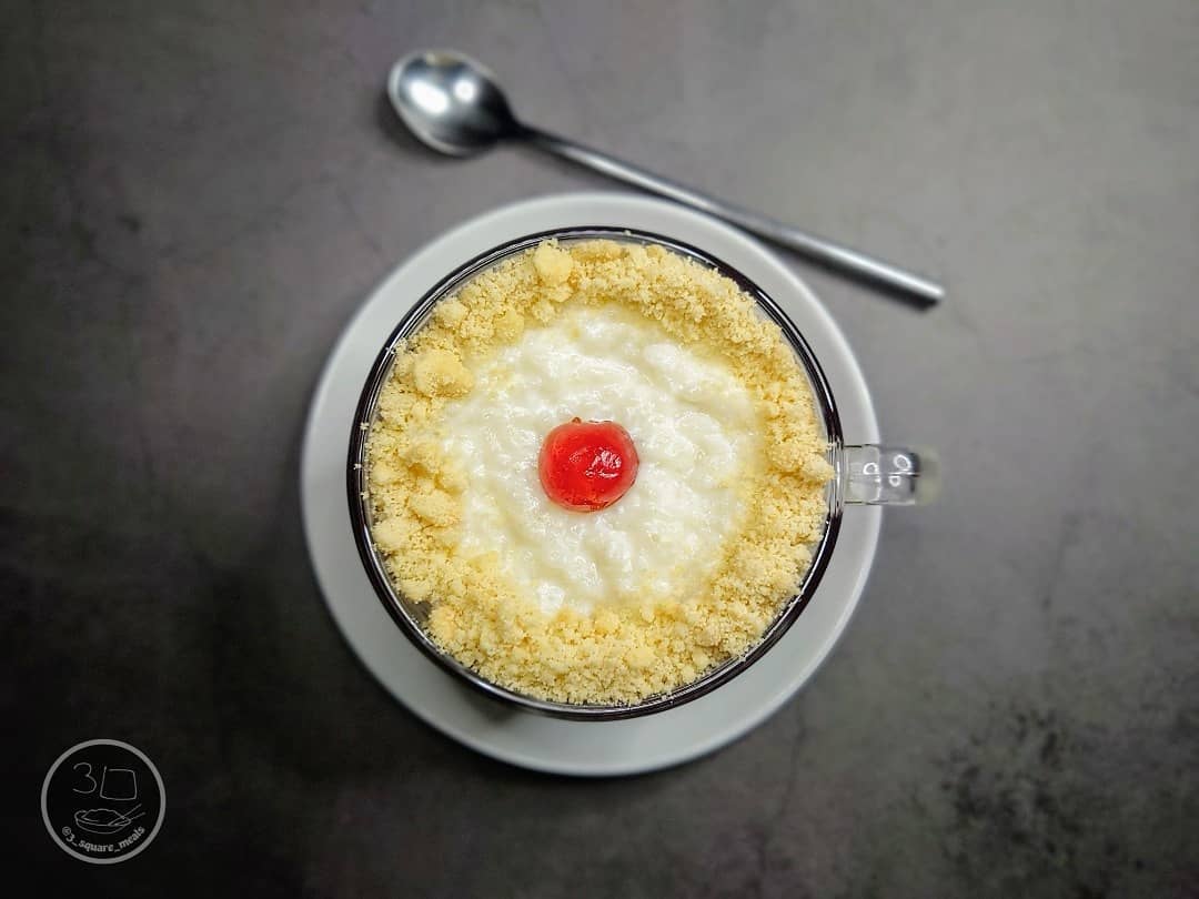 Cherry Bakewell Rice Pudding