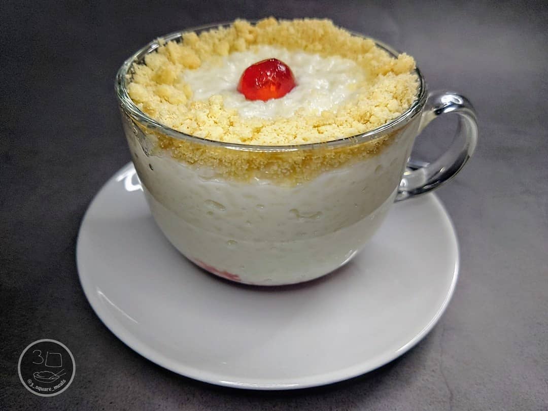 Cherry Bakewell Rice Pudding