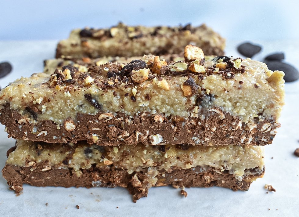 Cookie Dough Chocolate Crunch Bars