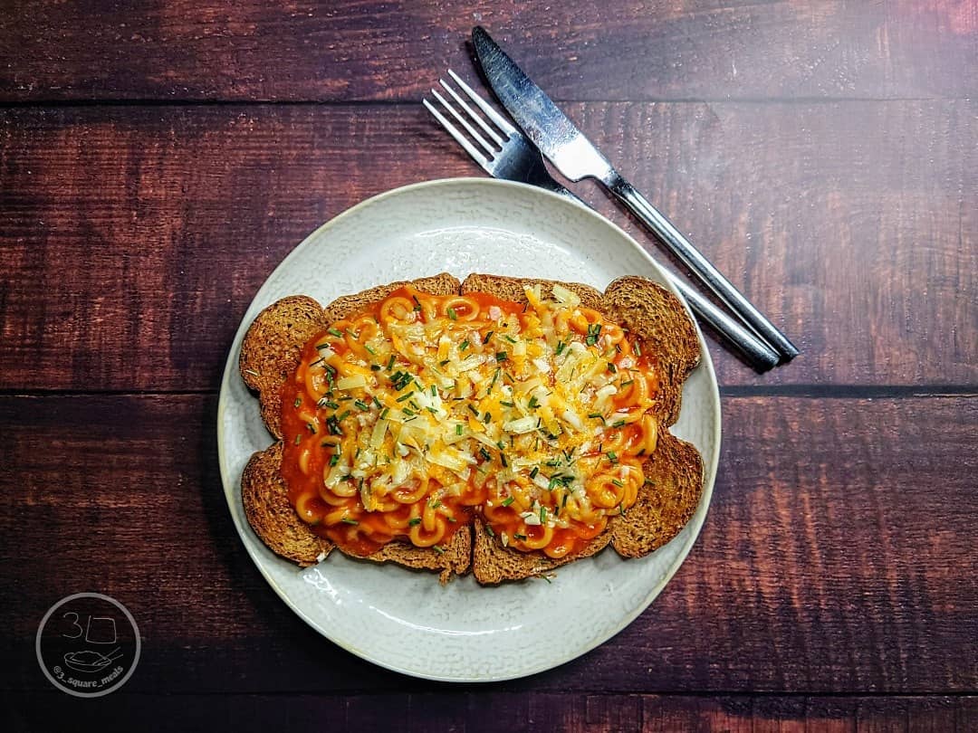 Spaghetti Hoops on Toast