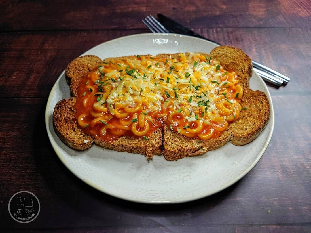 Spaghetti Hoops on Toast