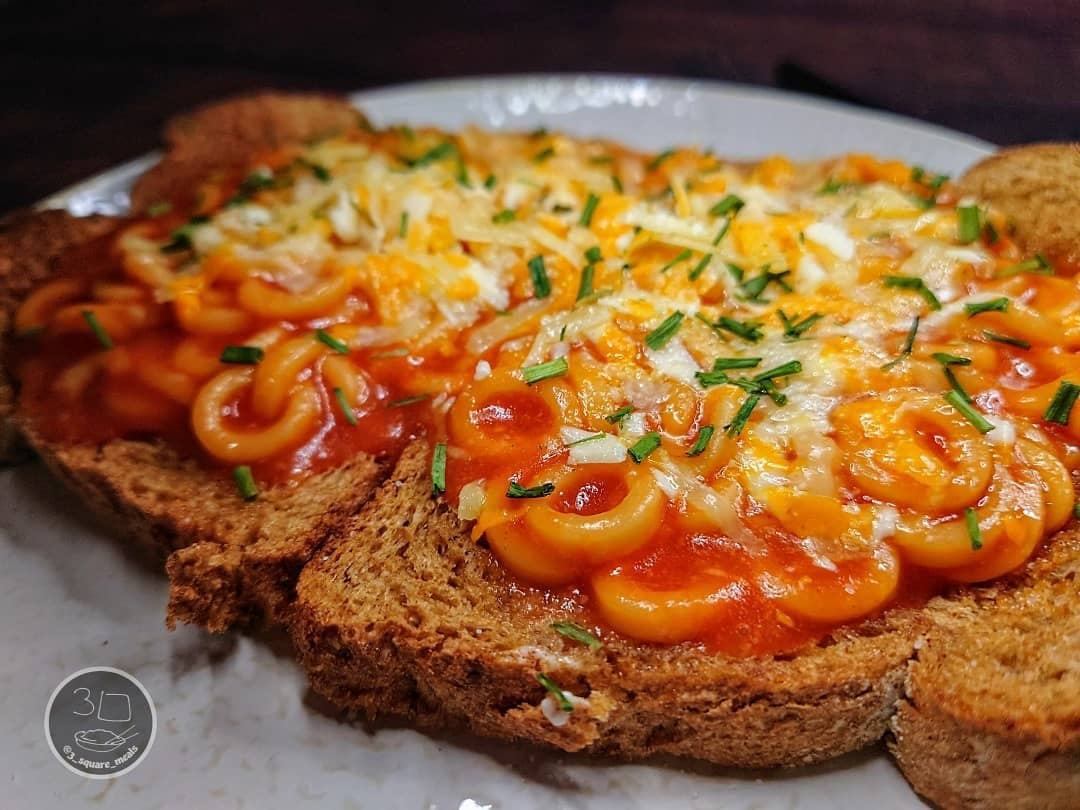 Spaghetti Hoops on Toast