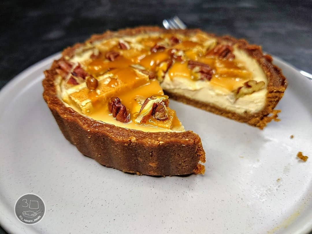 High-Protein Nutty Breakfast Tart