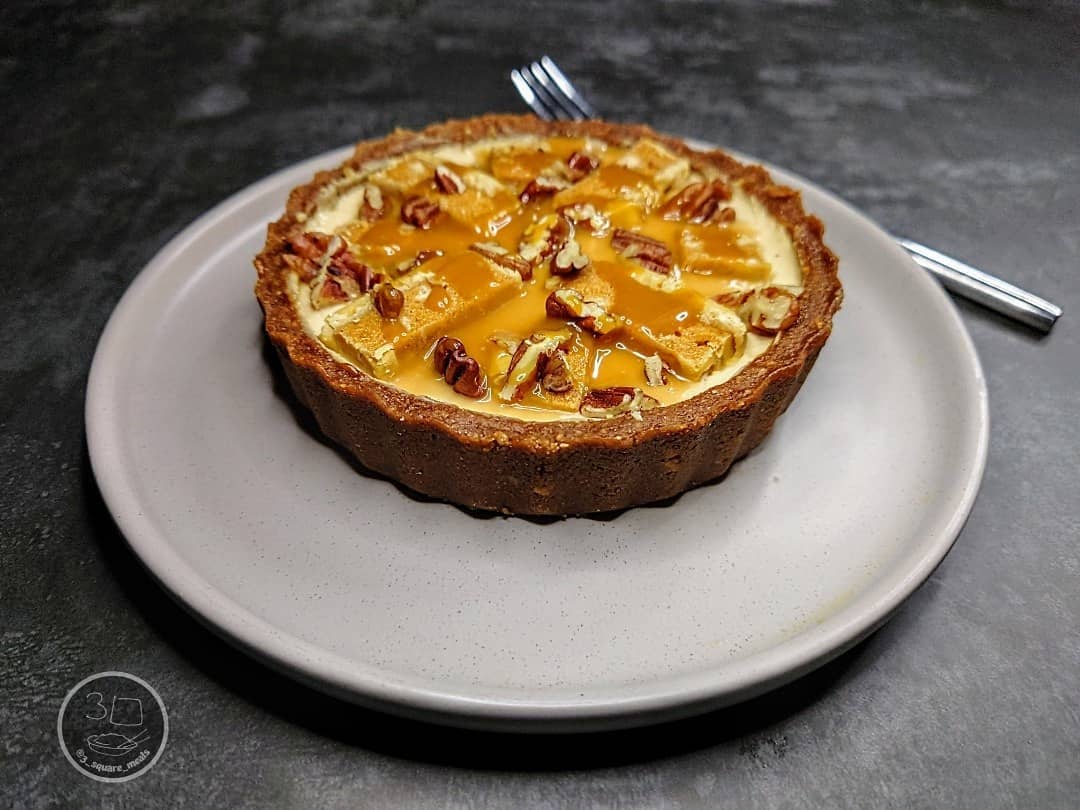 High-Protein Nutty Breakfast Tart