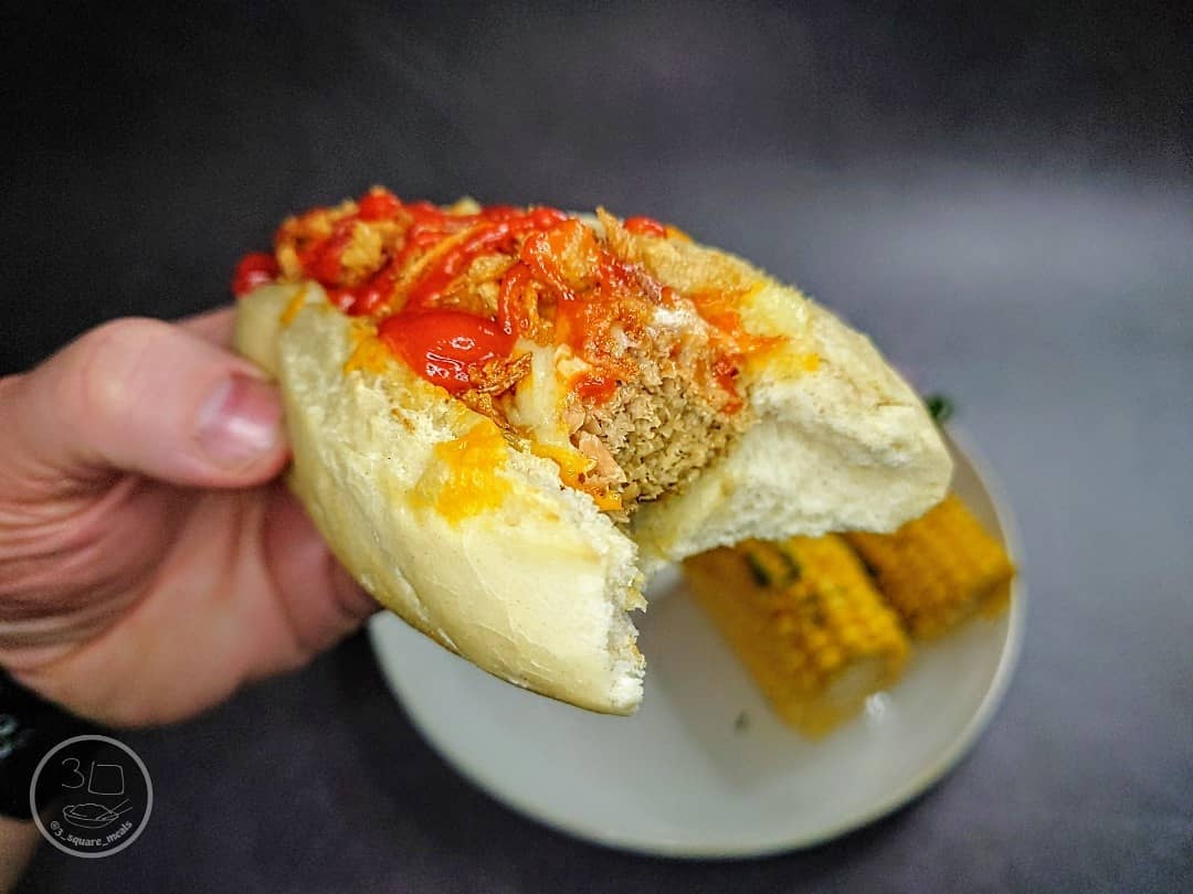 Five Cheese Hot Dog with Corn
