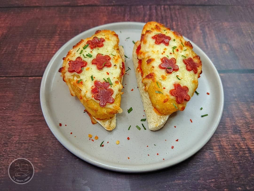 Hash Brown Buttermilk Soda Bread Pizza