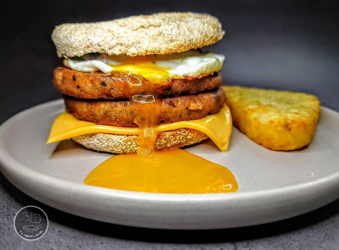 Double Sausage and Egg Mcmuffin Fakeaway