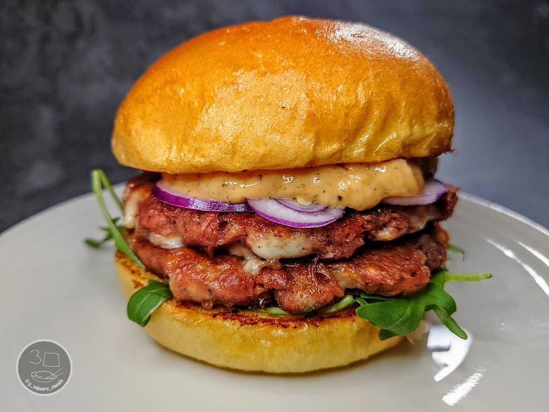 Vegetarian Quarter Pounder Burger