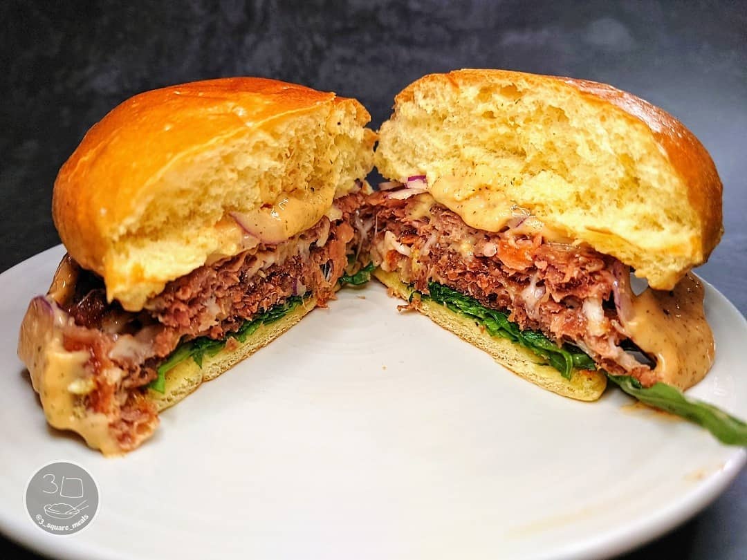 Vegetarian Quarter Pounder Burger
