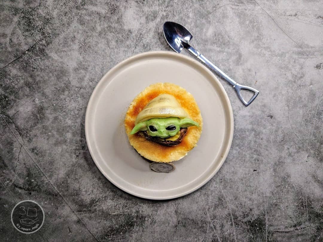 Grogu-Inspired No-Bake Cheesecake