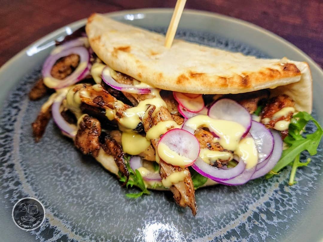 Vegetarian Shawarma Kebab with Veggies